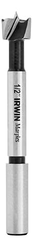 Irwin Tools 1966896 Irwin Marples Wood Drilling Forstner Bit, 1/2",