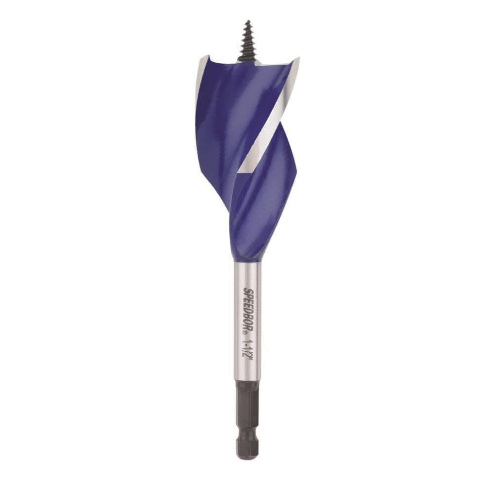 IRWIN SPEEDBOR Drill Bit, 1-1/2-Inch x 6-Inch (3041021), Black