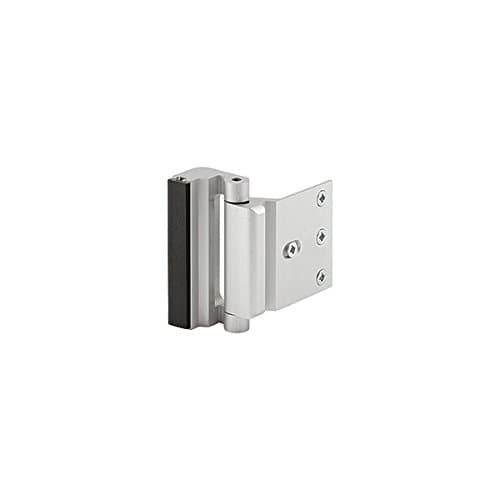 Prime-Line Satin Nickel Silver Aluminum Entry Door Blocker 1 pk