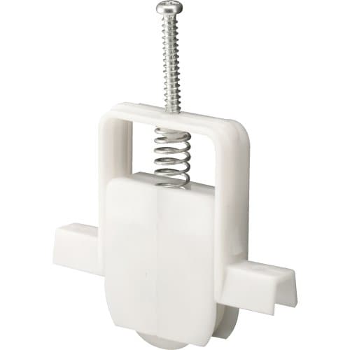 Prime-Line B 646 1 In. Nylon Ball Bearing Screen Door Roller Assembly with Adjustable Yoke (2 Pack)