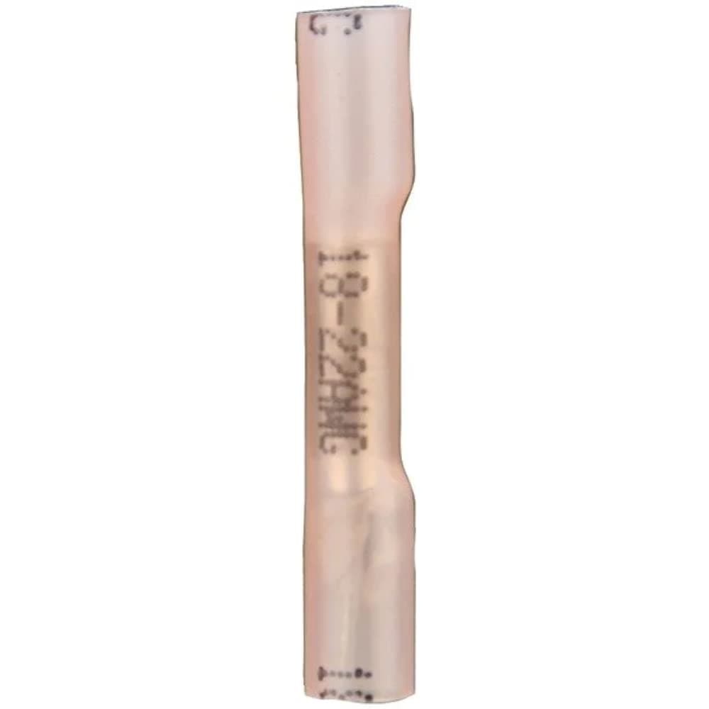 Install Bay HSRBC 22 - 18 Gauge Heat Shrink Butt Connector, 100 Pack, Beige