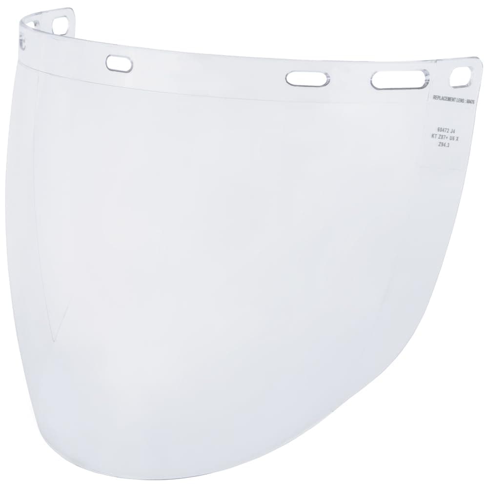Klein Tools 60476 Clear Replacement Face Shield Lens, Lightweight, Anti-Fog, for Klein Cap Style Hard Hat Shields Cat. Nos. 60472 and 60473
