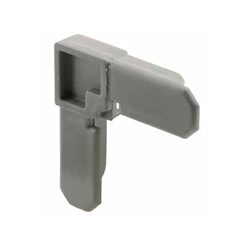 Prime-Line Gray Plastic 7/16 in. W x 3/4 in. L Screen Frame Corner 1 pk