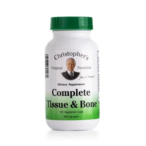 Dr. Christopher's Original Formulas Complete Tissue and Bone Formula Capsules, 100 Count, 440mg Each