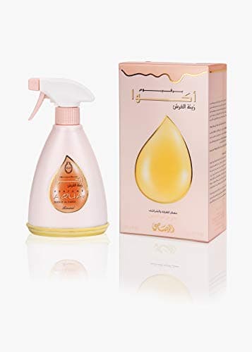 Rasasi Aqua Zeenath Al Farsh Water-Based Air Freshener, 375ml – Floral, Green, Fruity & Woody Scent