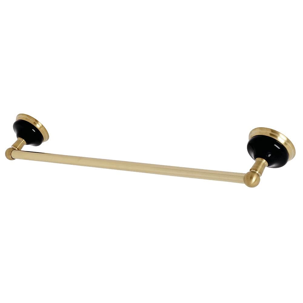 Kingston Brass BA9112BB Water Onyx -Towel Bar, Brushed Brass