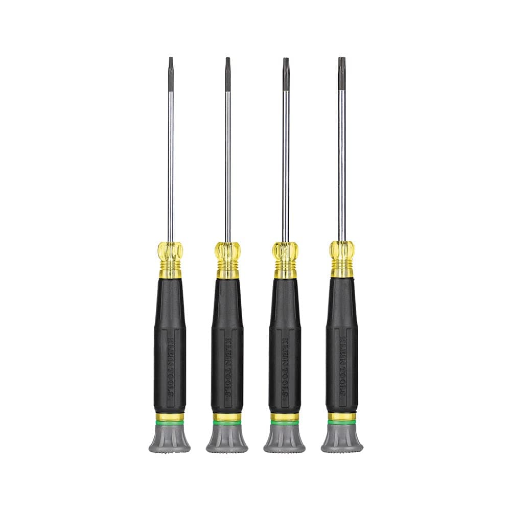 Klein Tools 85616 Precision Torx Screwdriver Set, Tamperproof TORX Security Screwdrivers, Ideal for Electronics, Home Repair