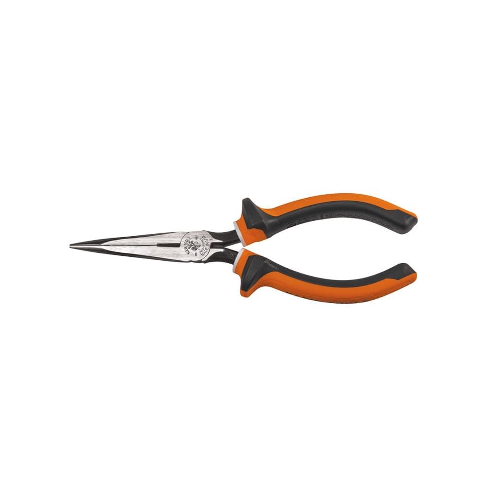 Klein Tools 2037EINS Lineman's Pliers, Long Nose Side Cutters, Made in USA, 7-Inch Slim Insulated