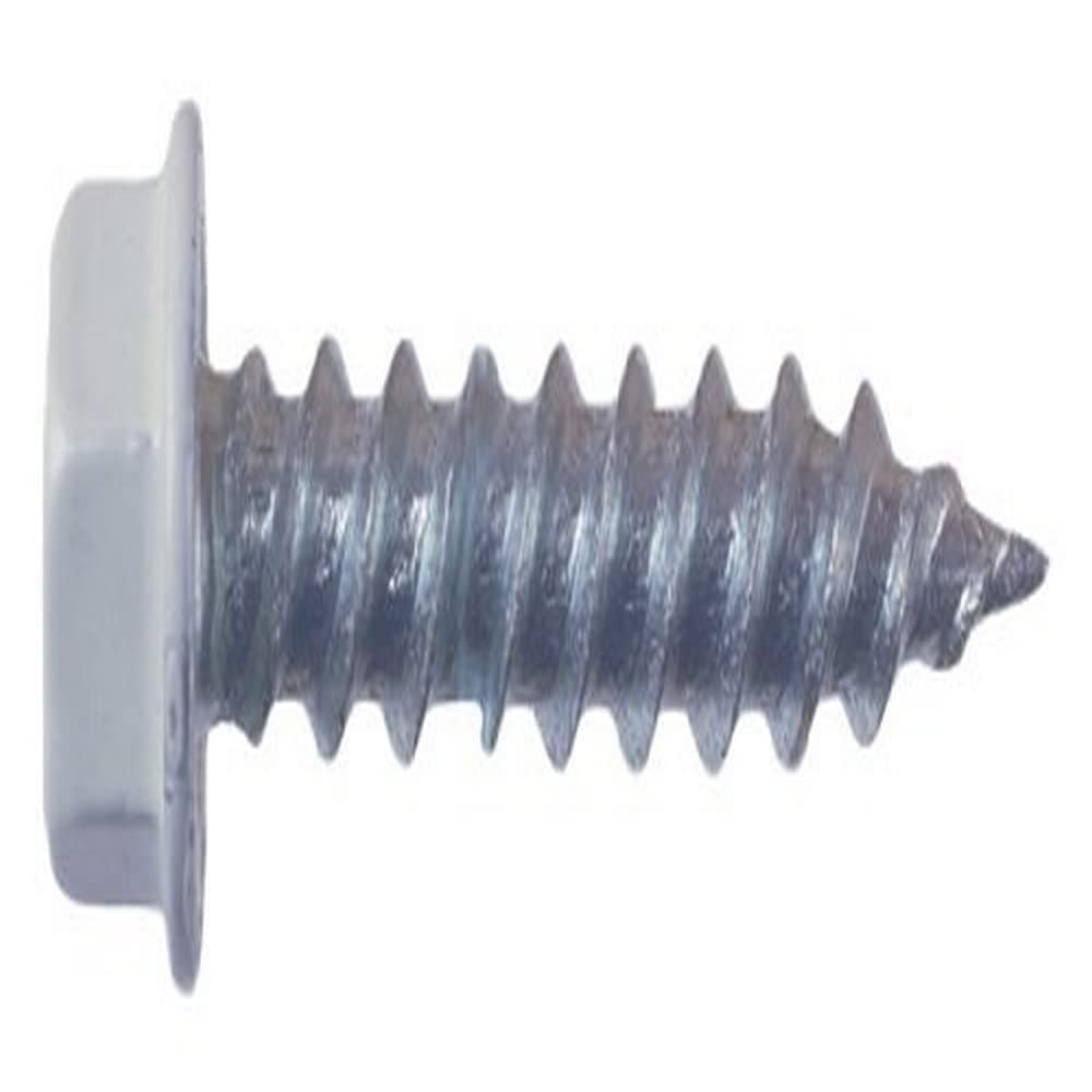 AP Products 012-TR1000 W 8 X 1-1/2 MH/RV Unslotted Hex Washer Head Screw, Pack of 1000-1-1/2", White
