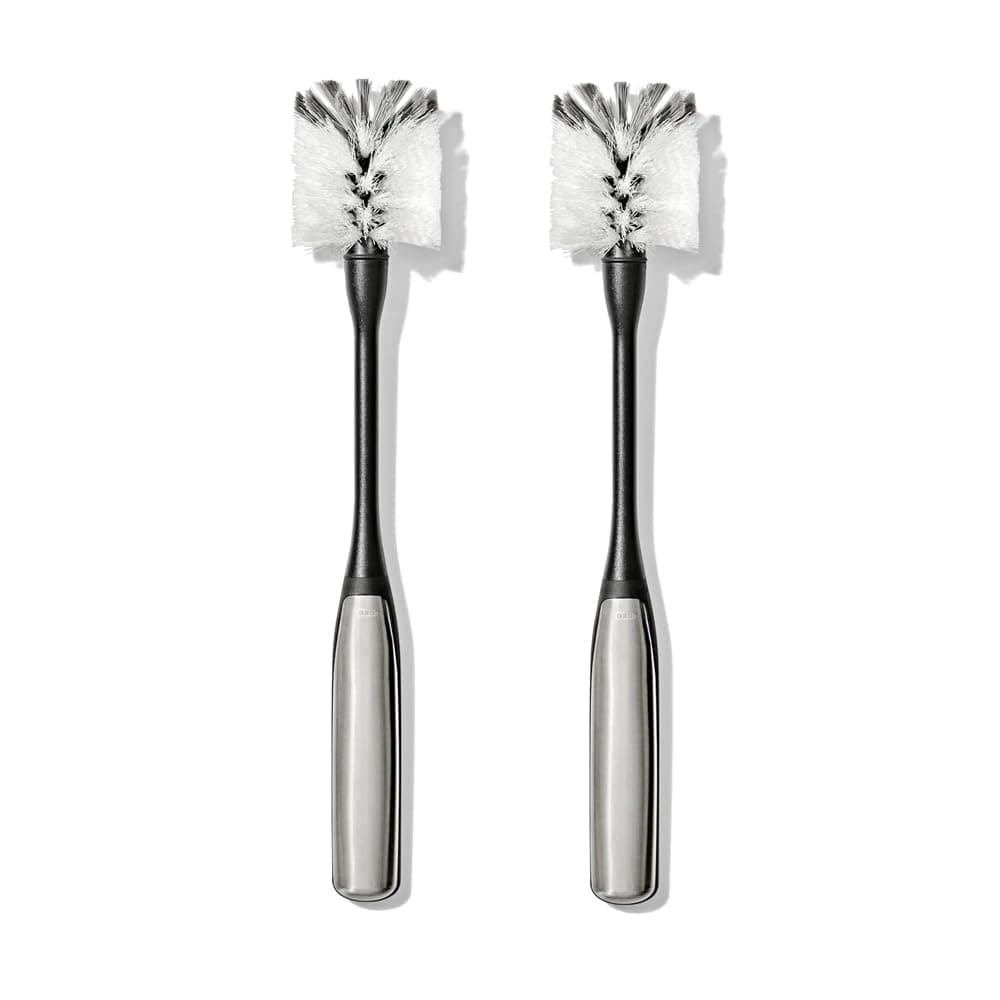 OXO Steel Bottle Brush with Replaceable Head, 2 Pack