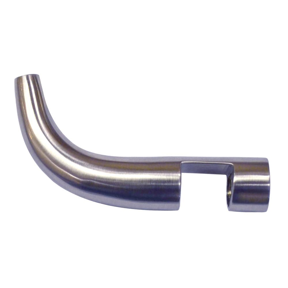Whitehaus Collection WHSHK01-BN Slide on Shower Door Robe/Towel Hook, Brushed Nickel