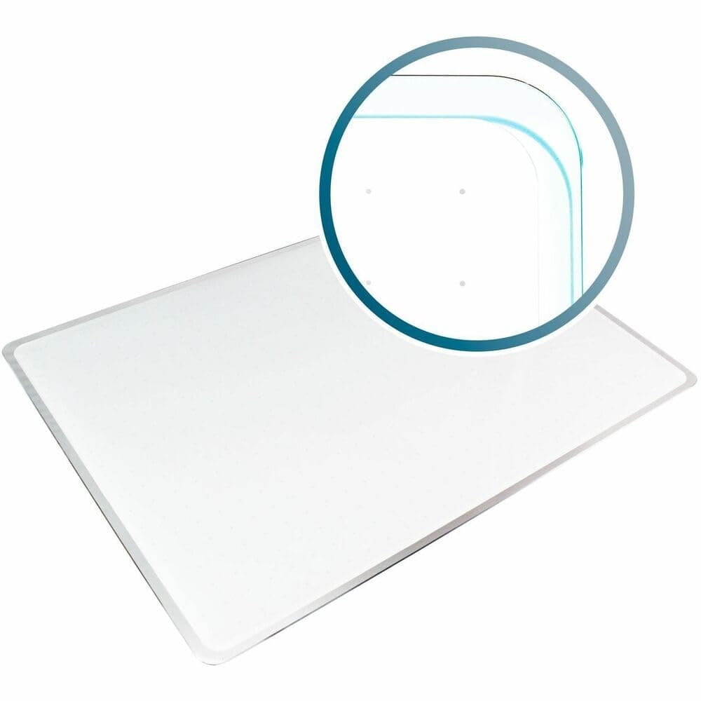 Floortex® Viztex® Glacier White Multi-Purpose Grid Glass Dry Erase Board 24" x 36"