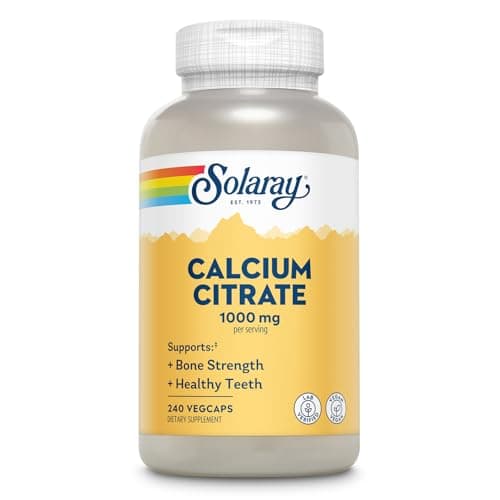 Solaray Calcium Citrate Complex | 1000 mg | 240 capsules
