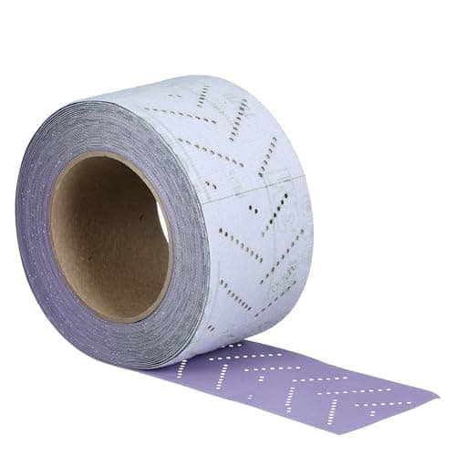 3M Cubitron II Hookit Abrasive Sheet Roll, 34446, Multi-Hole, 70 mm x 12 m, 180+ Grade, Automotive Sanding Roll Sandpaper for Coating Removal, Body Repair, Auto Sanding