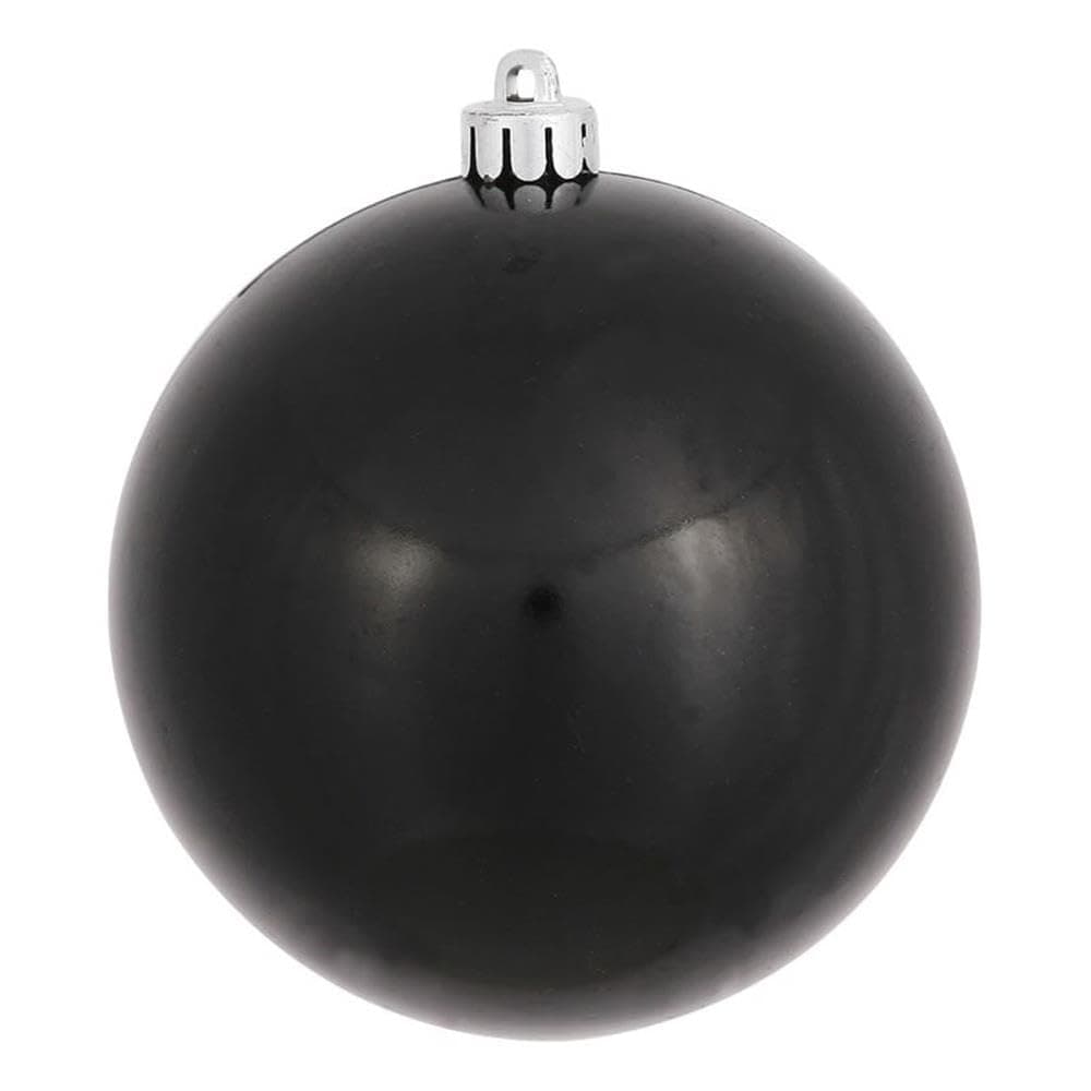 Vickerman N592017DCV Candy Ball UV Drilled Cap, 8", Black