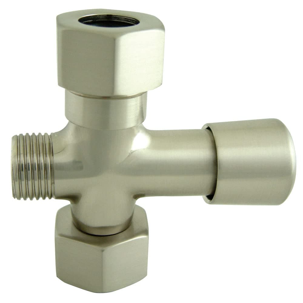 Kingston Brass ABT1060-8 Vintage Shower Diverter, 2-3/4-Inch, Satin Nickel