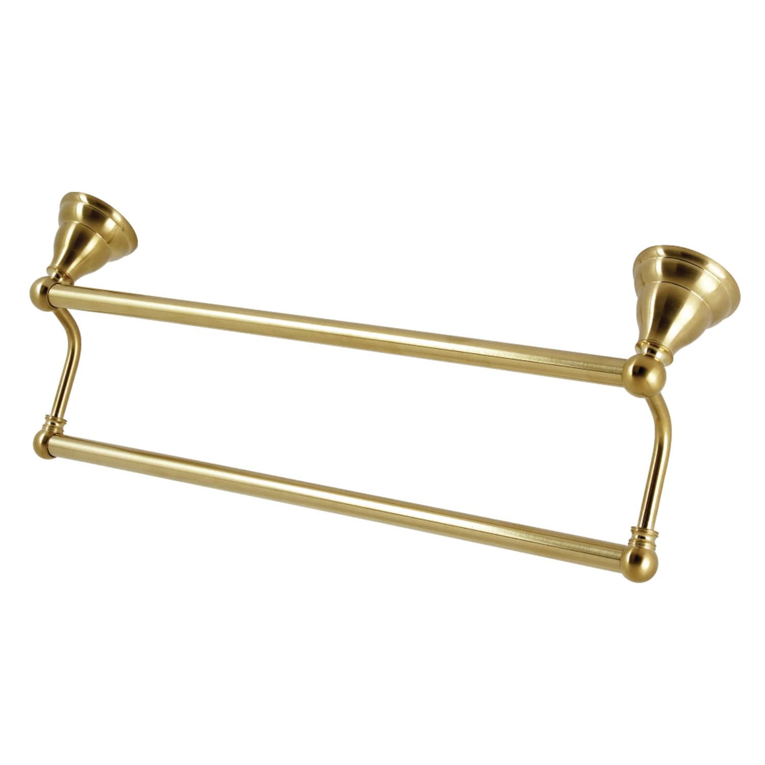 Kingston Brass BA556318BB Royale 18-Inch Dual Towel Bar, Brushed Brass