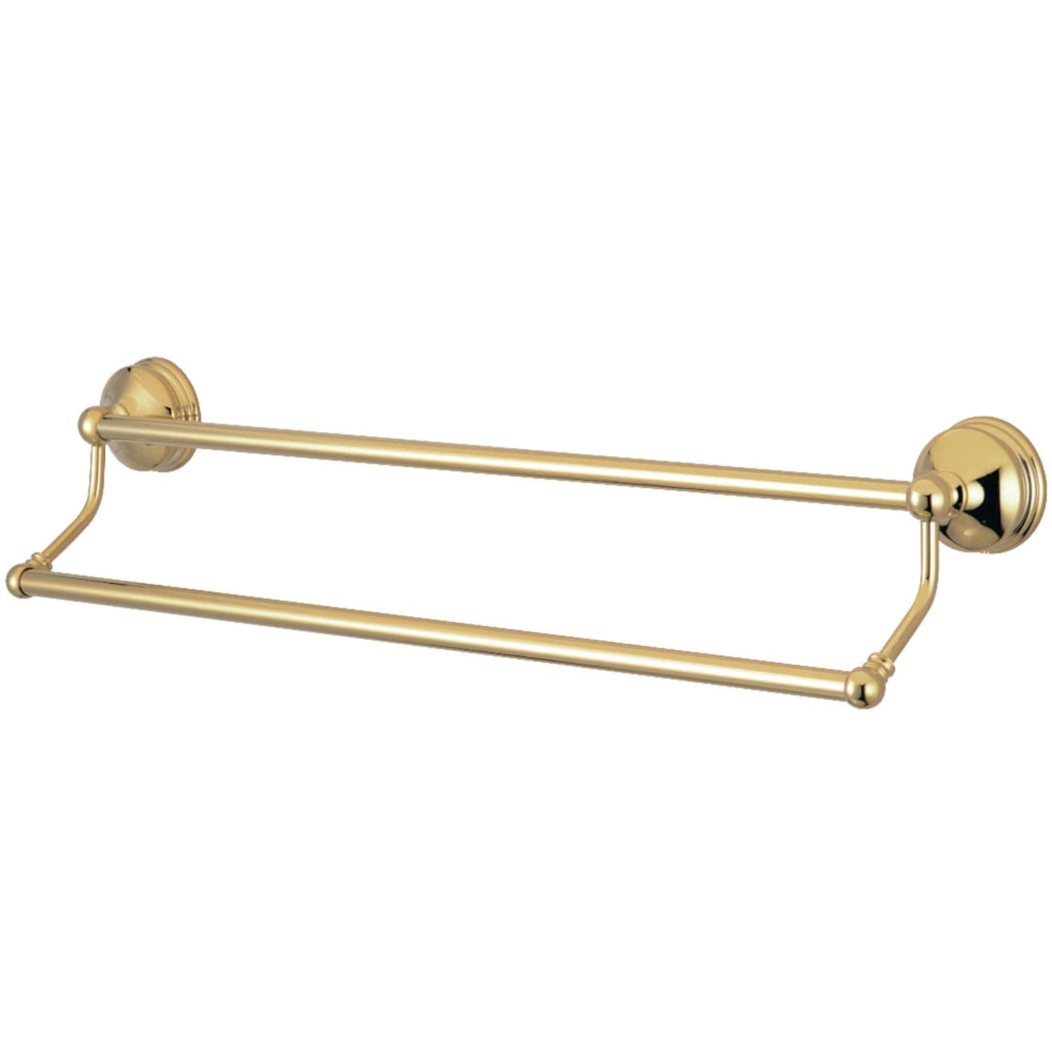 Kingston Brass BA116318PB Vintage 18-Inch Double Towel-Bar, Polished Brass