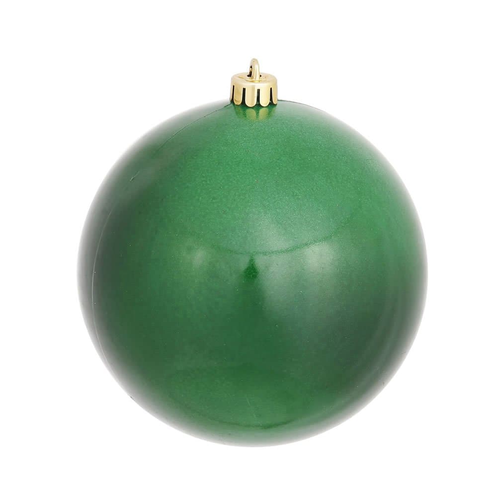 Vickerman 10" Emerald Candy Ball Ornament