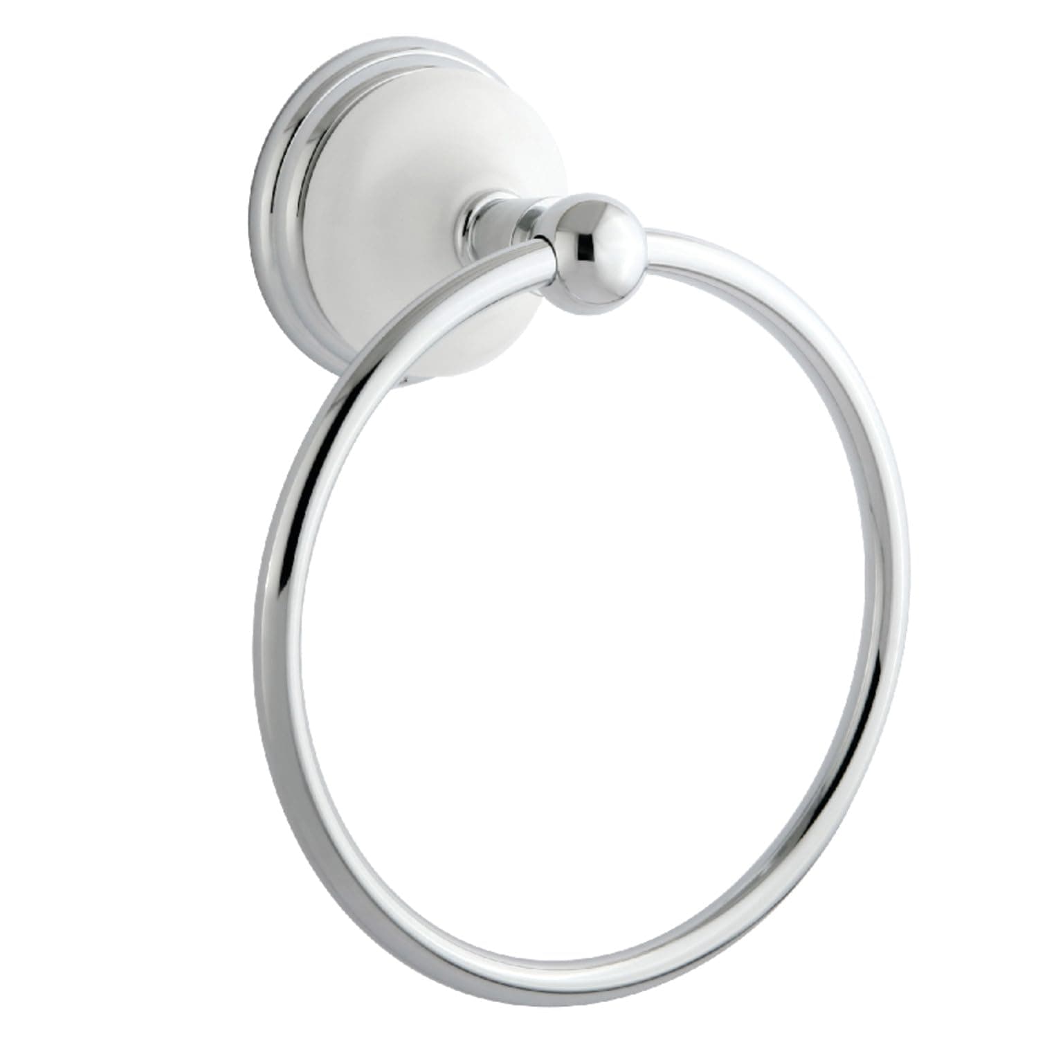 KINGSTON BRASS BA1114C Victorian 6" Towel Ring, Polished Chrome