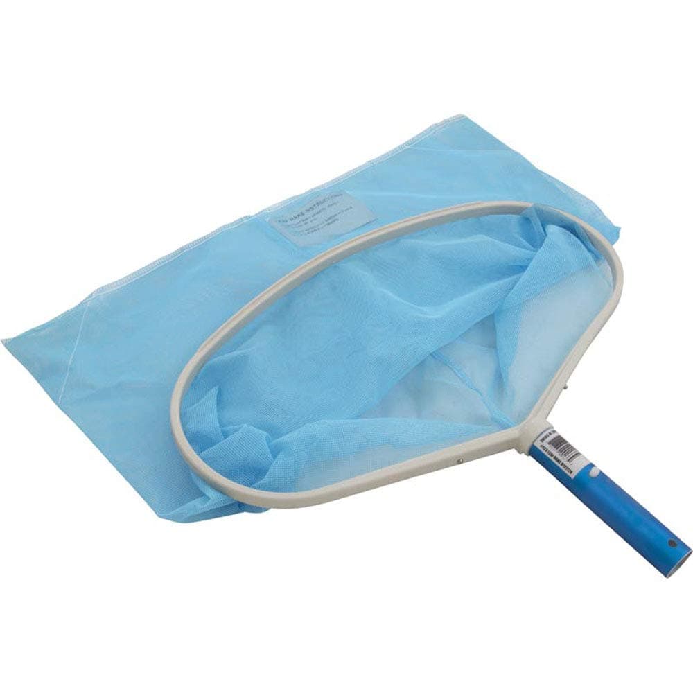 Pentair R121126 123 White Molded Economy Leaf Rake with Reinforced Aluminum Frame