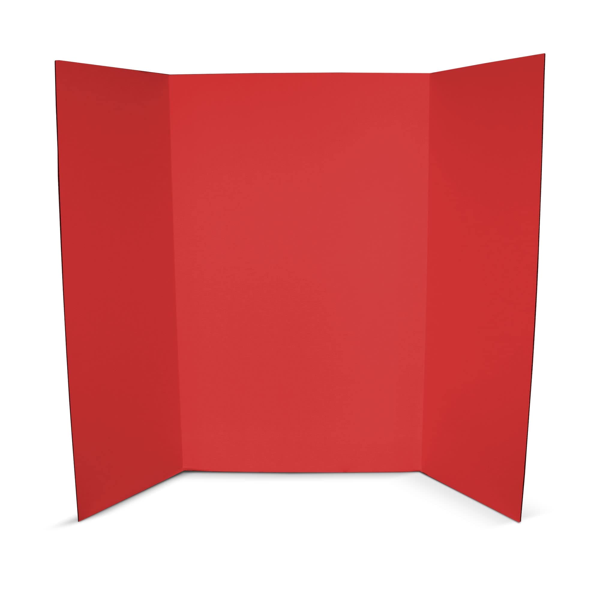 Flipside Products 36” x 48” Foam Project Boards for Presentations, Science Fair, School Projects, Event Displays and Trifold Picture Board - Red 3/16'' Thick - 3 Pack