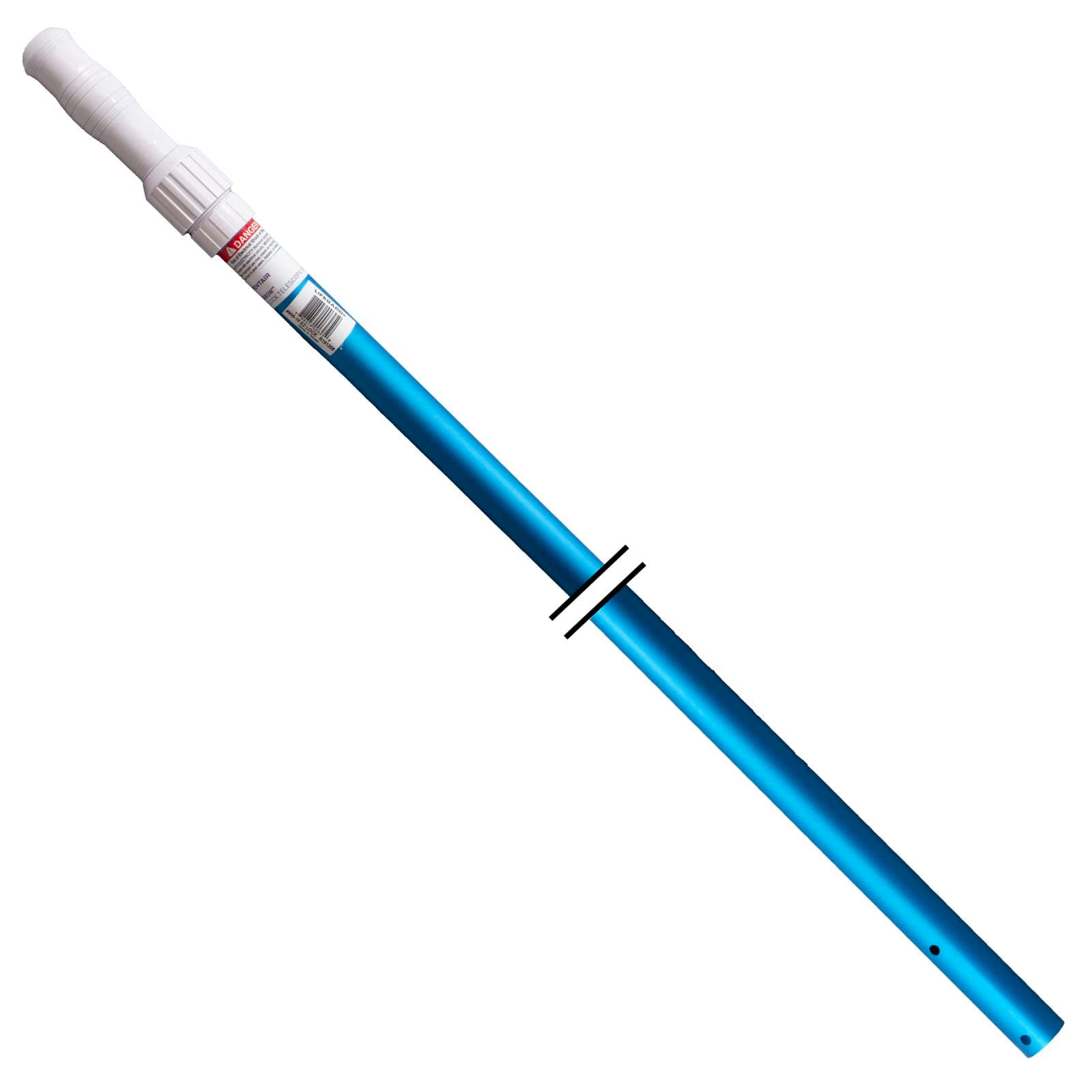 Pentair R191306 2-Piece Telescopic E-Z Lock Cam Pole, Blue