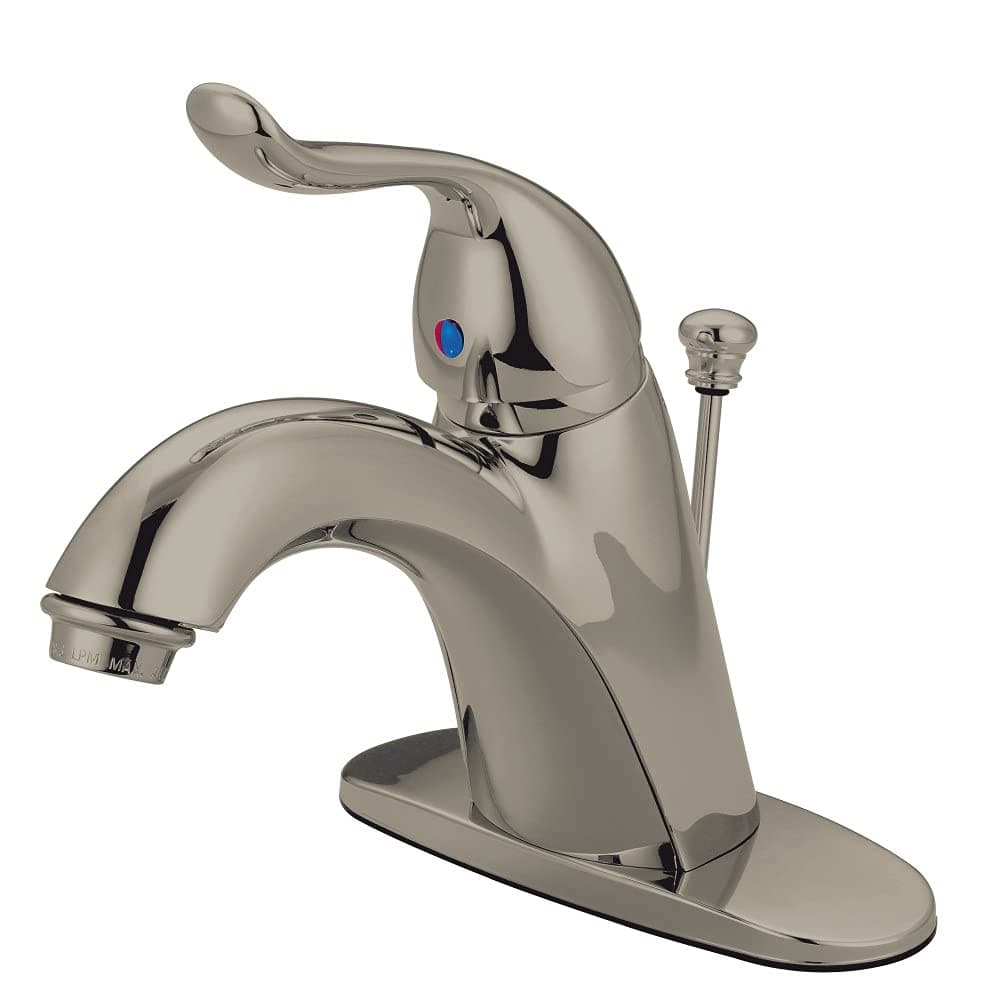 Kingston Brass KB6408YL Yosemite Bathroom Faucet, 6-1/8 inch in Spout Reach, Brushed Nickel