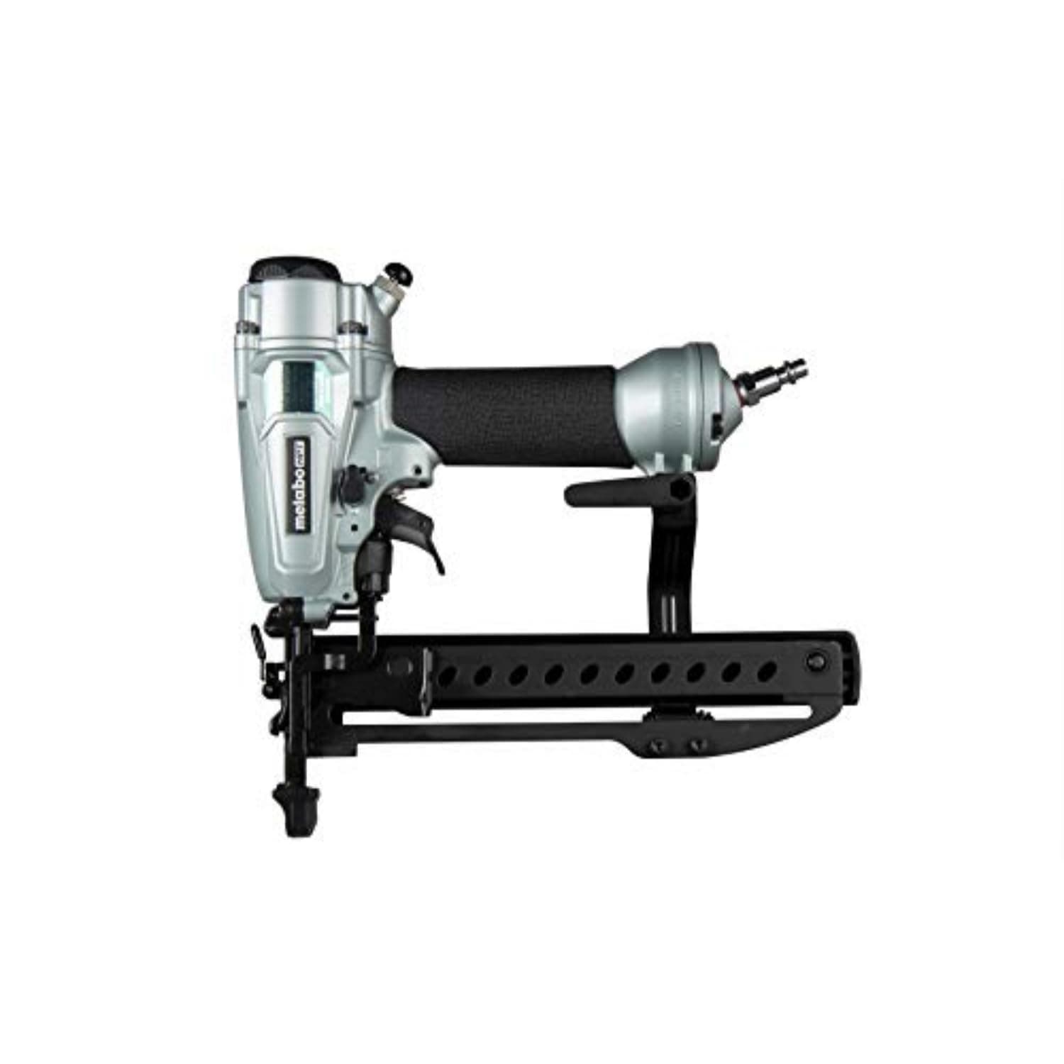 Metabo HPT Pro Finish Stapler, Pneumatic, 18 Gauge, 1/4-Inch Narrow Crown Staples, 1/2-Inch up to 1-1/2-Inch Staple Length, All-Metal Key Component Construction, Air Duster, Belt Hook (N3804A5)