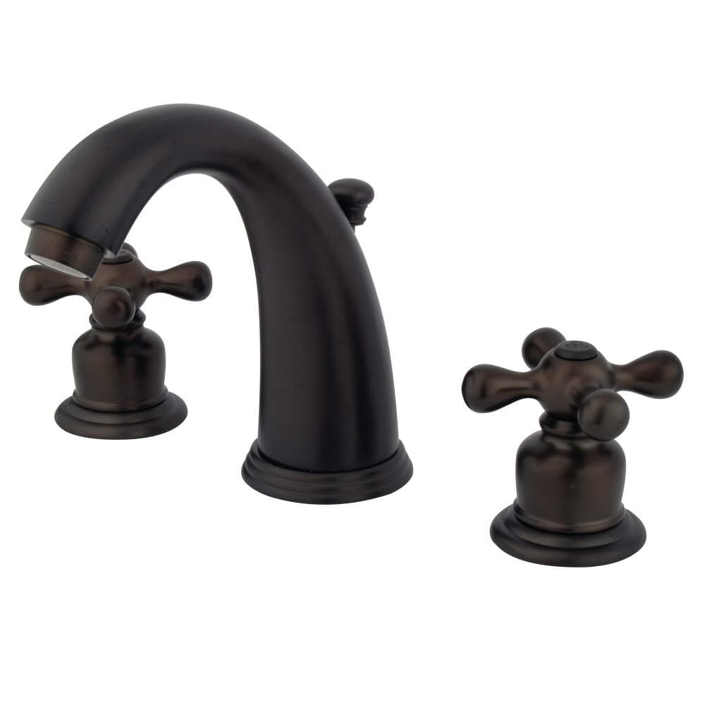 Kingston Brass GKB985AX Victorian 8-Inch Widespread Lavatory Faucet with Retail Pop-Up, 5-1/4 inch in Spout Reach, Oil Rubbed Bronze