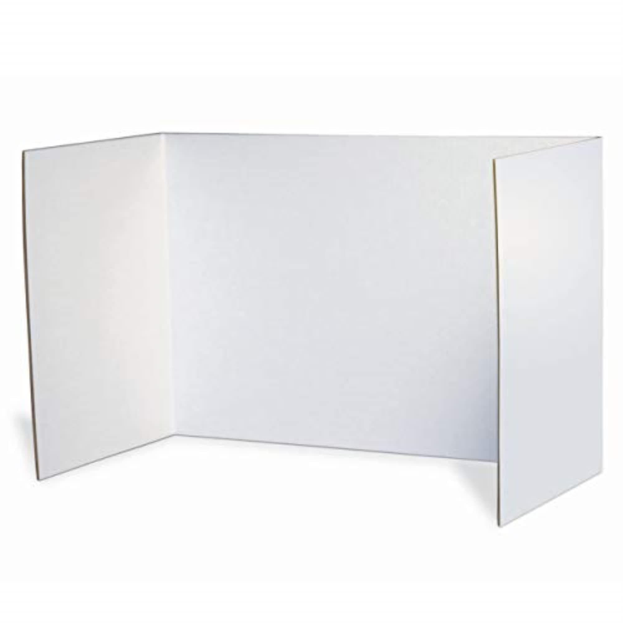 Pacon Privacy Boards, White, 48" x 16", 4 Boards (3782)