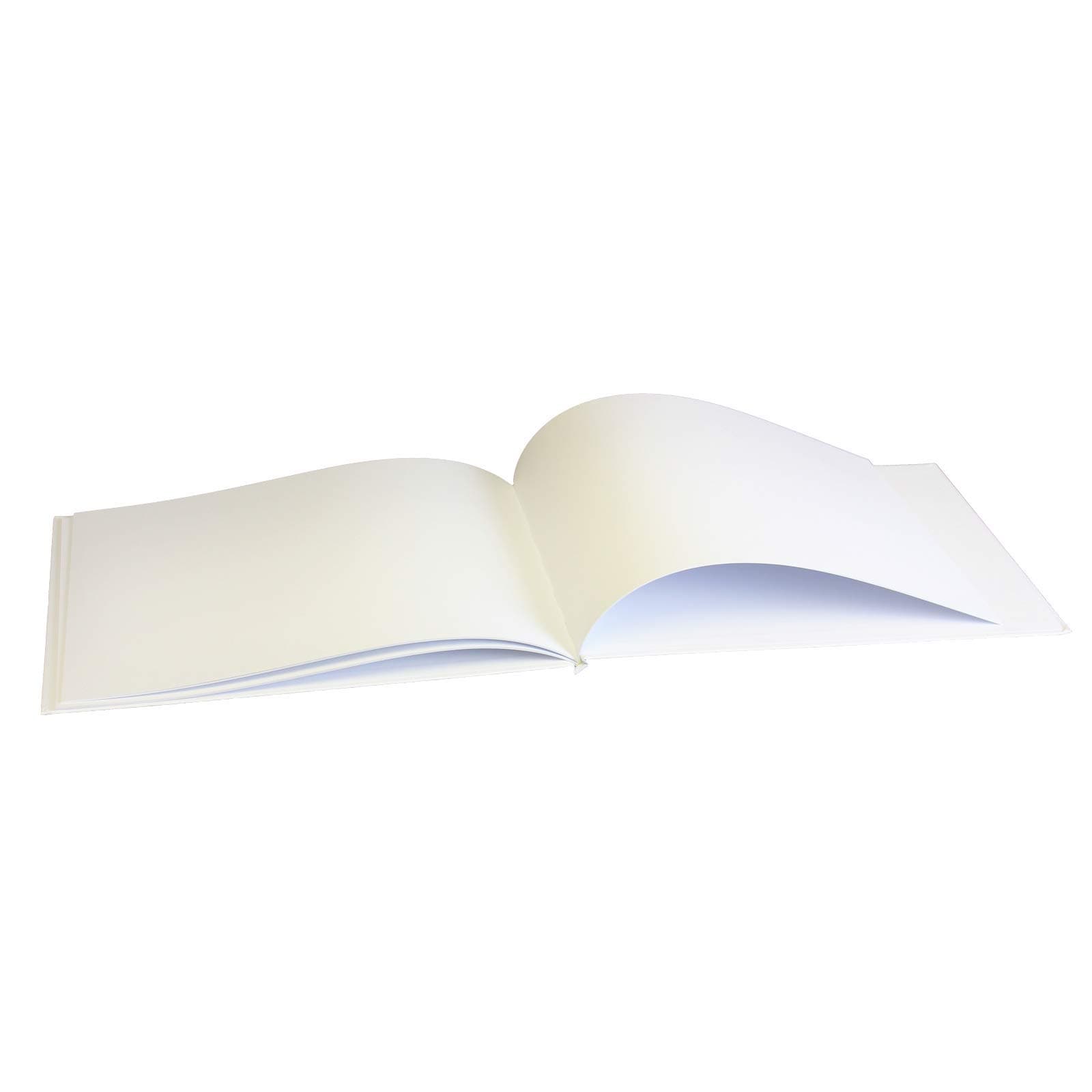 Flipside Products 8" x 6" Hardcover Blank Books Landscape, Blank Journal, 80lb. Paper, Arts and Crafts, Sketchbook, Drawing - Class Pack 24