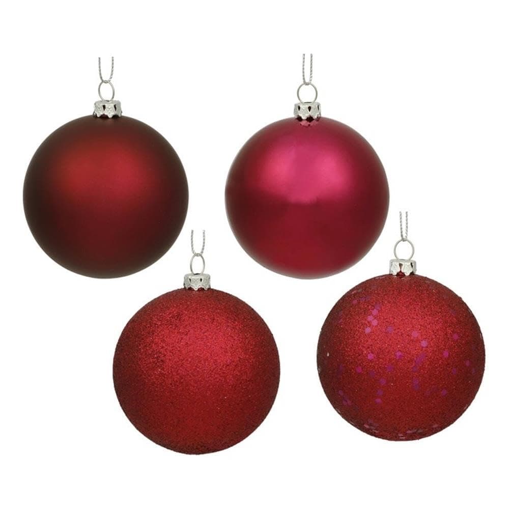 Vickerman 8" Wine Sequin Ball Ornament