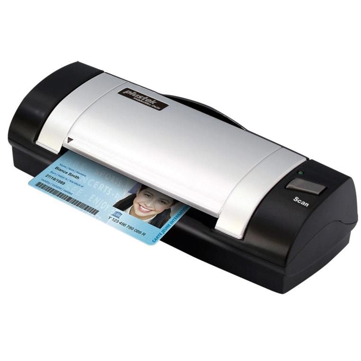 Plustek 783064607872 D620 Card & Id Scanner Usb Perp Powered Duplex A6 600dpi