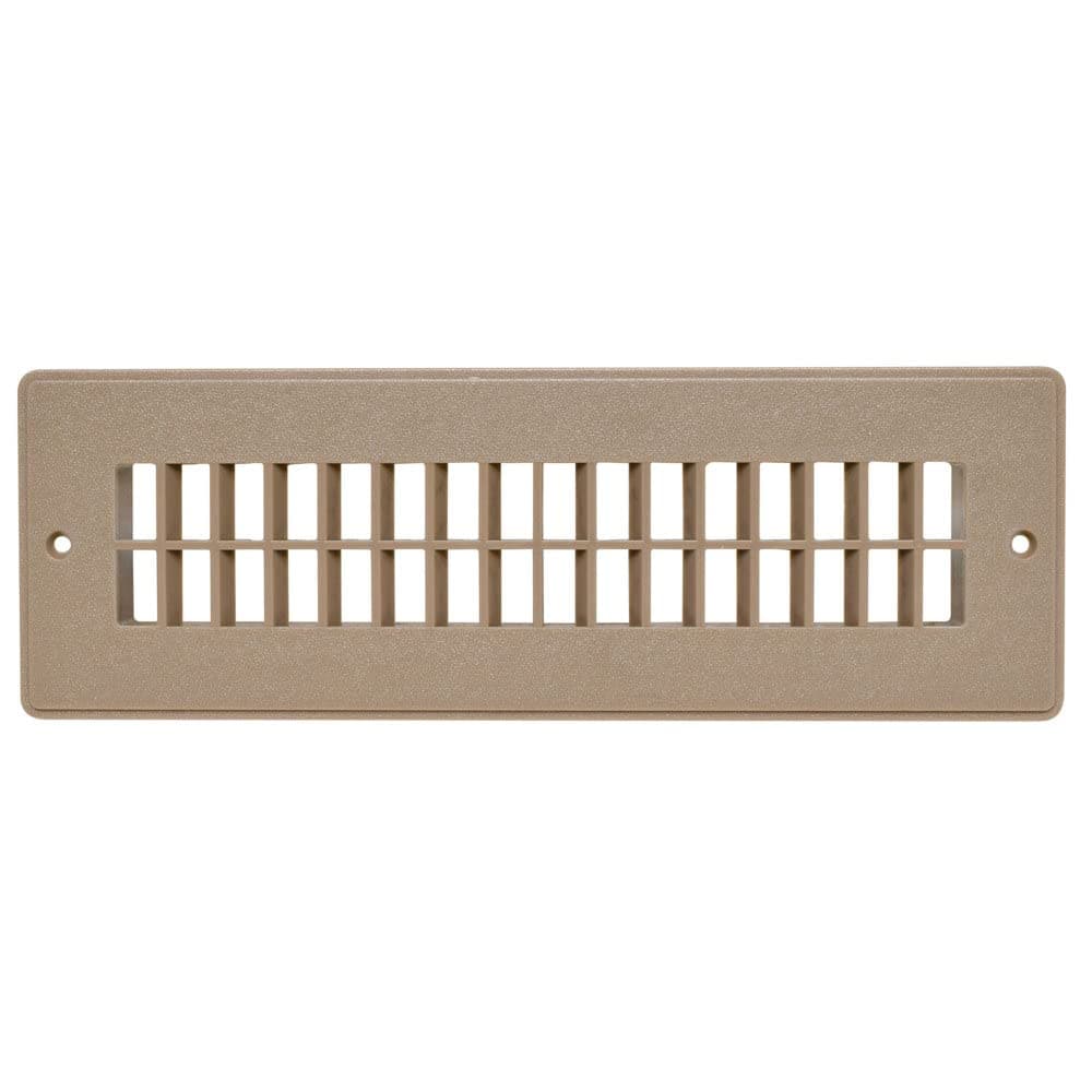 Valterra A10-3365VP Light Brown Heat and A/C Floor Register (2-1/4" x 10")
