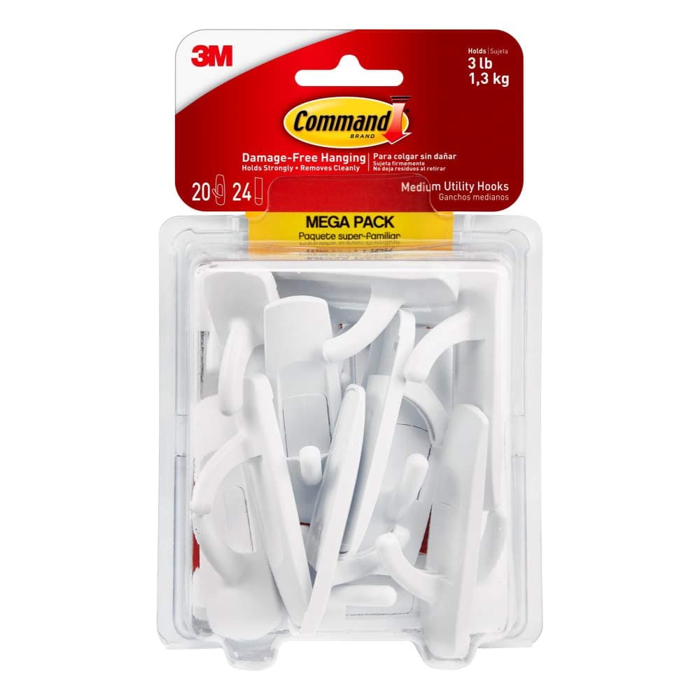 MEDIUM UTILITY HOOKS 20/PK