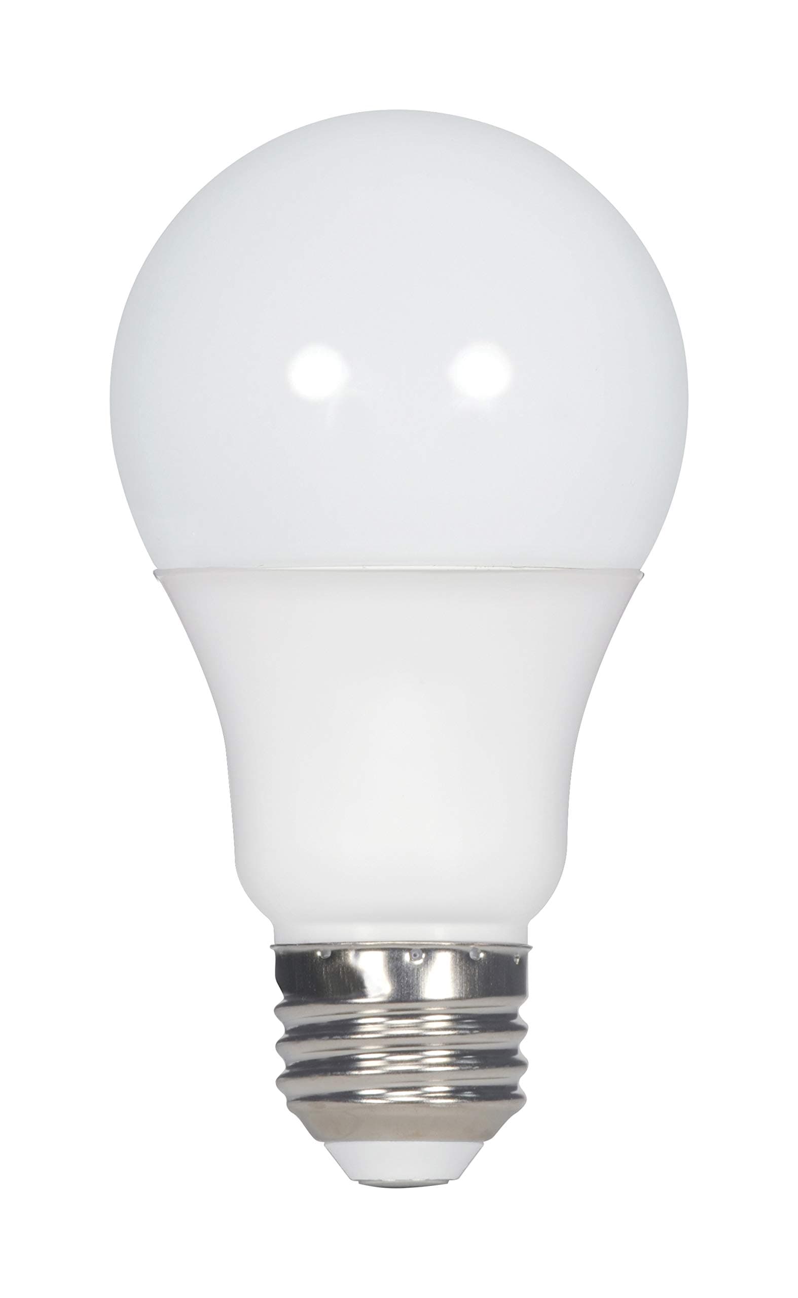 Satco S11413 LED A19 Lightbulbs, 100 Pack Lightbulb, 4000k, 220 deg. Beam Angle