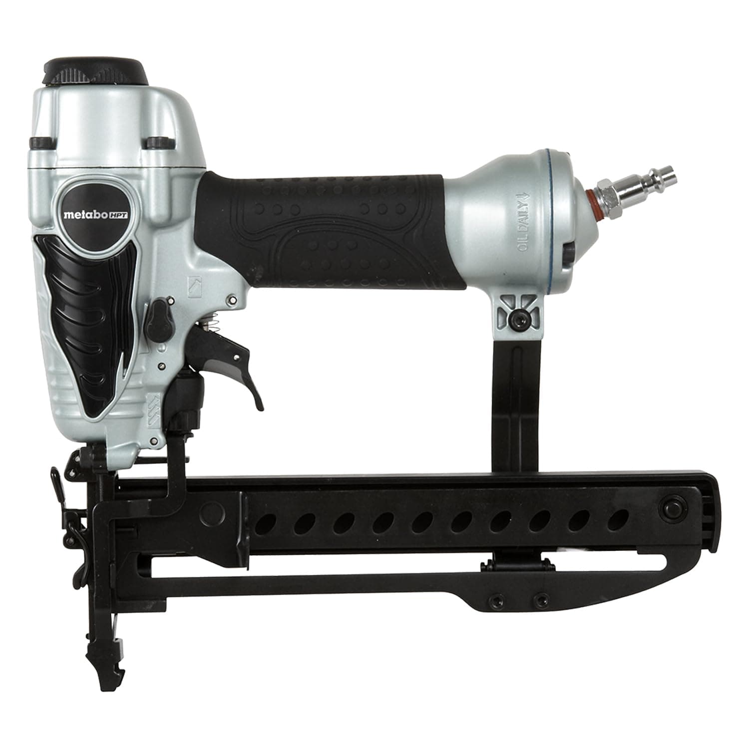 Metabo HPT Finish Stapler Pro Preferred Brand of Pneumatic Nailers 18 Gauge 1/4-Inch Narrow Crown Accepts 1/2-Inch to 1-1/2-Inch Staples Ideal for Trim Work Furniture & Cabinetry N3804AB3