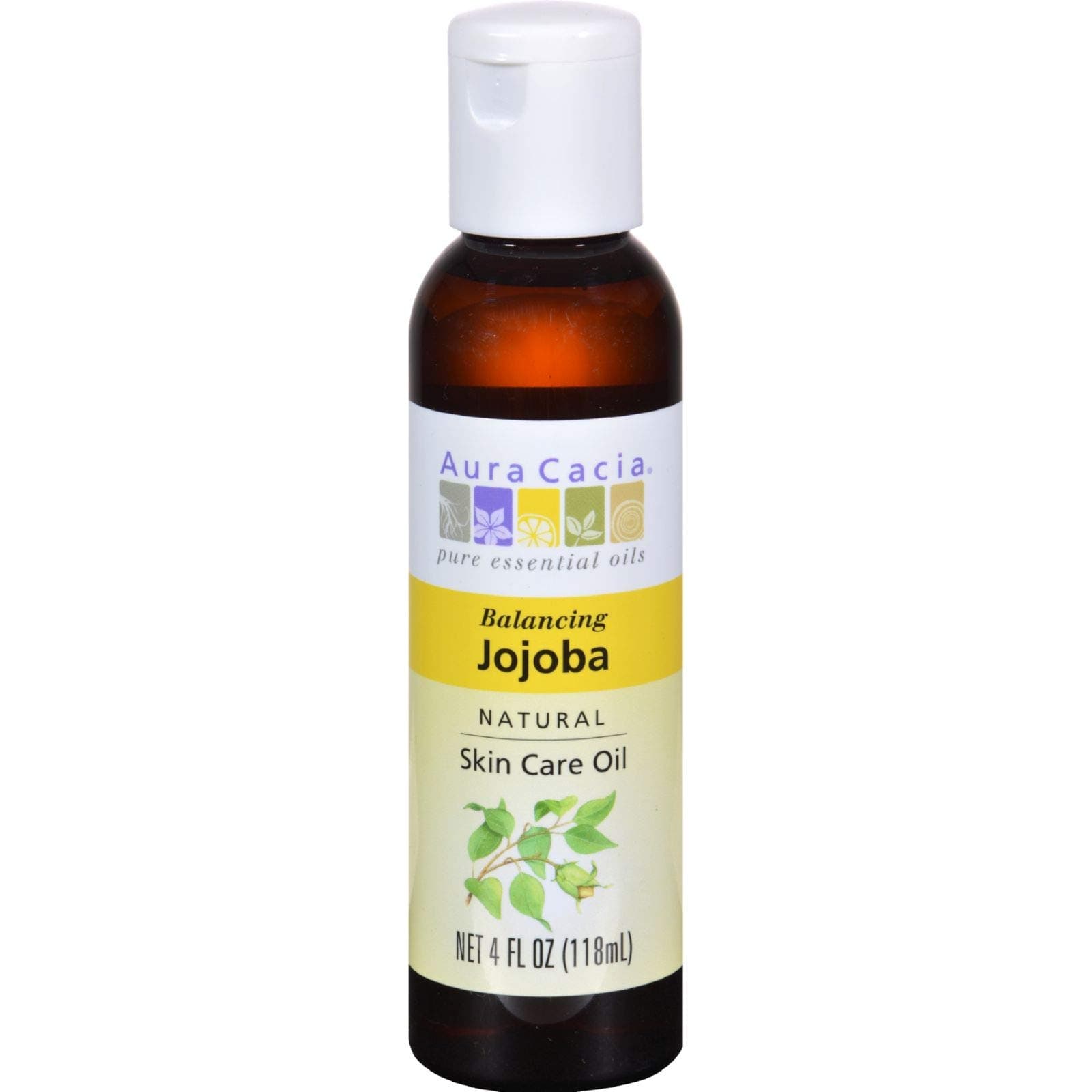 Aura Cacia - Jojoba Natural Skin Care Oil - 4 fl oz