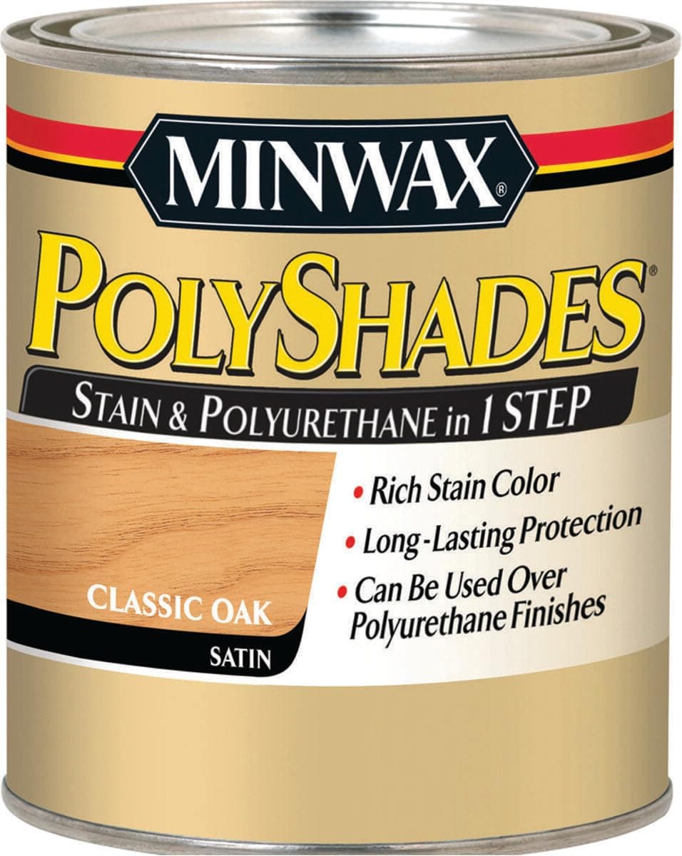 Minwax Company, The Qt Pshade Oak Sat Stain 61370 Interior Wood Stains