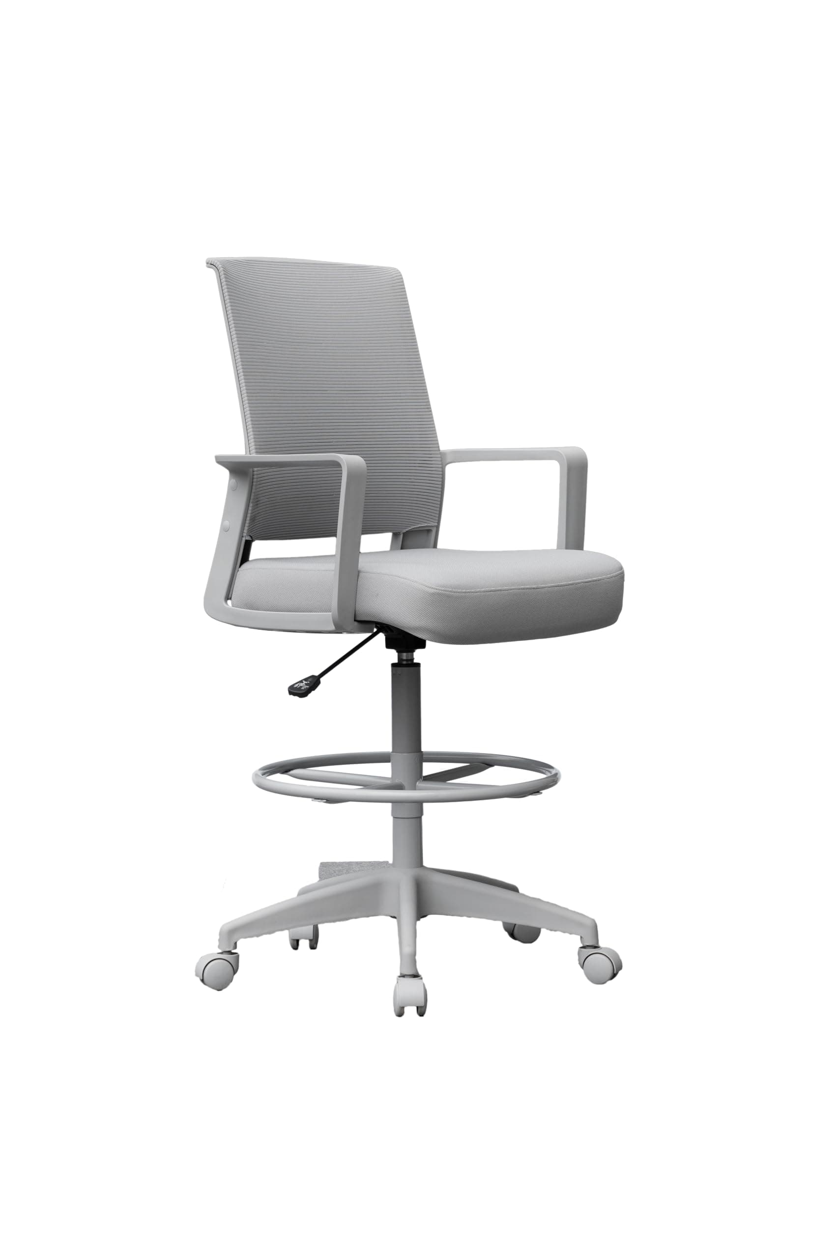 Boss Office Products All Gray Stool Drafting Chair