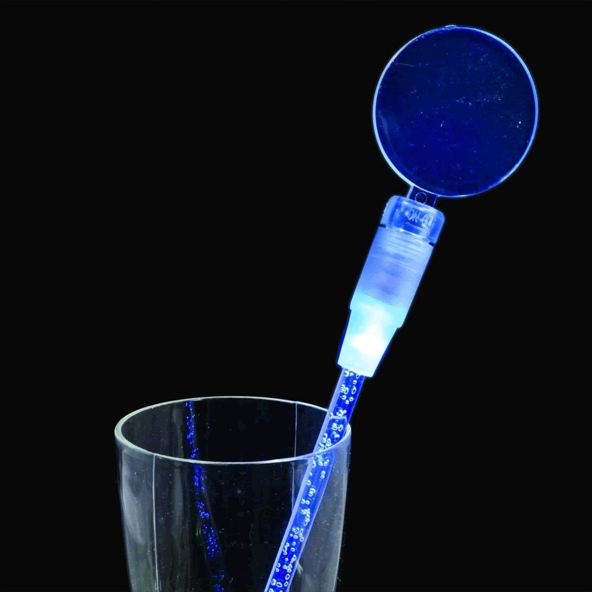 Blinkee Blue Cocktail Party Light Up Swizzle Stick Drink Stirrer by