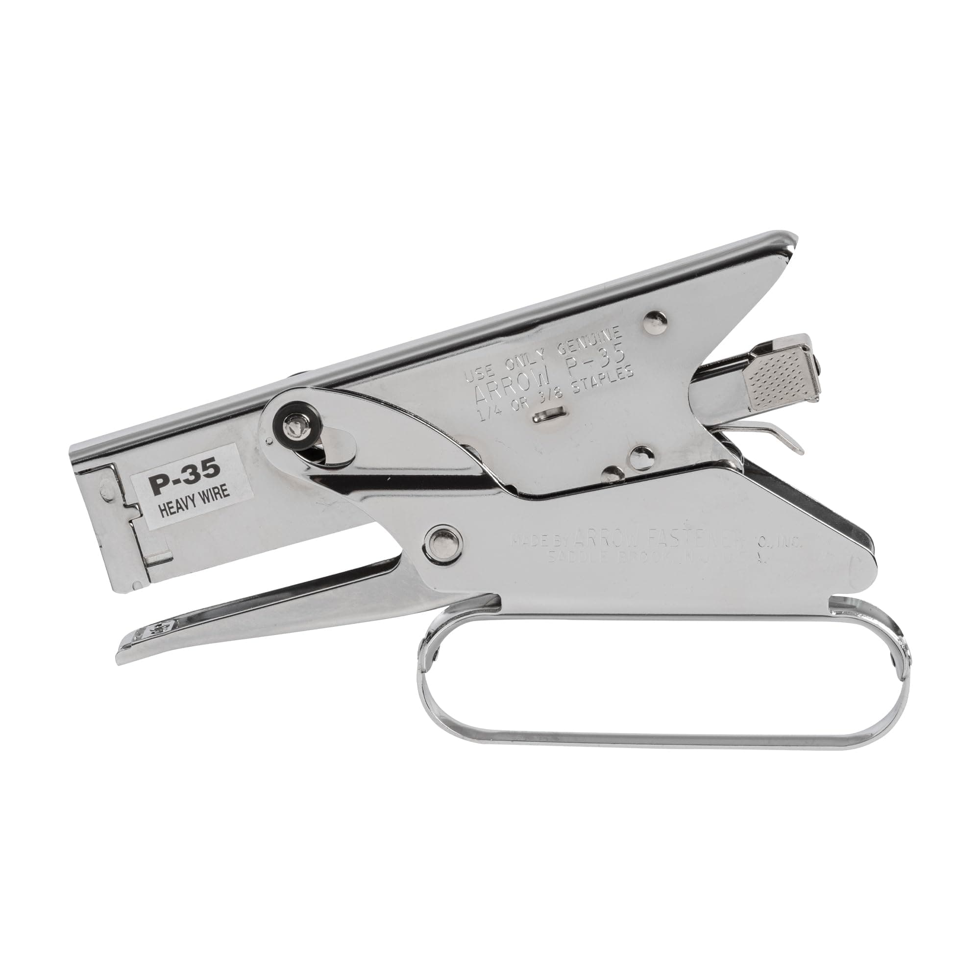 Arrow Fastener P35 Extra Heavy Duty Plier Type Stapler, Silver