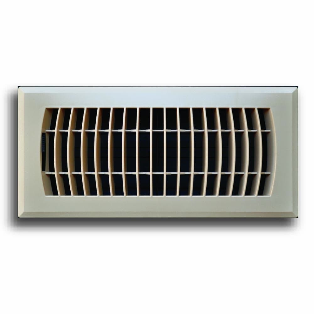 Truaire C160MBP 04X10(Duct Opening Measurements) Decorative Floor Grille 4-Inch by 10-Inch Plastic Floor Diffuser, Composite Collection, Golden Sand Finish