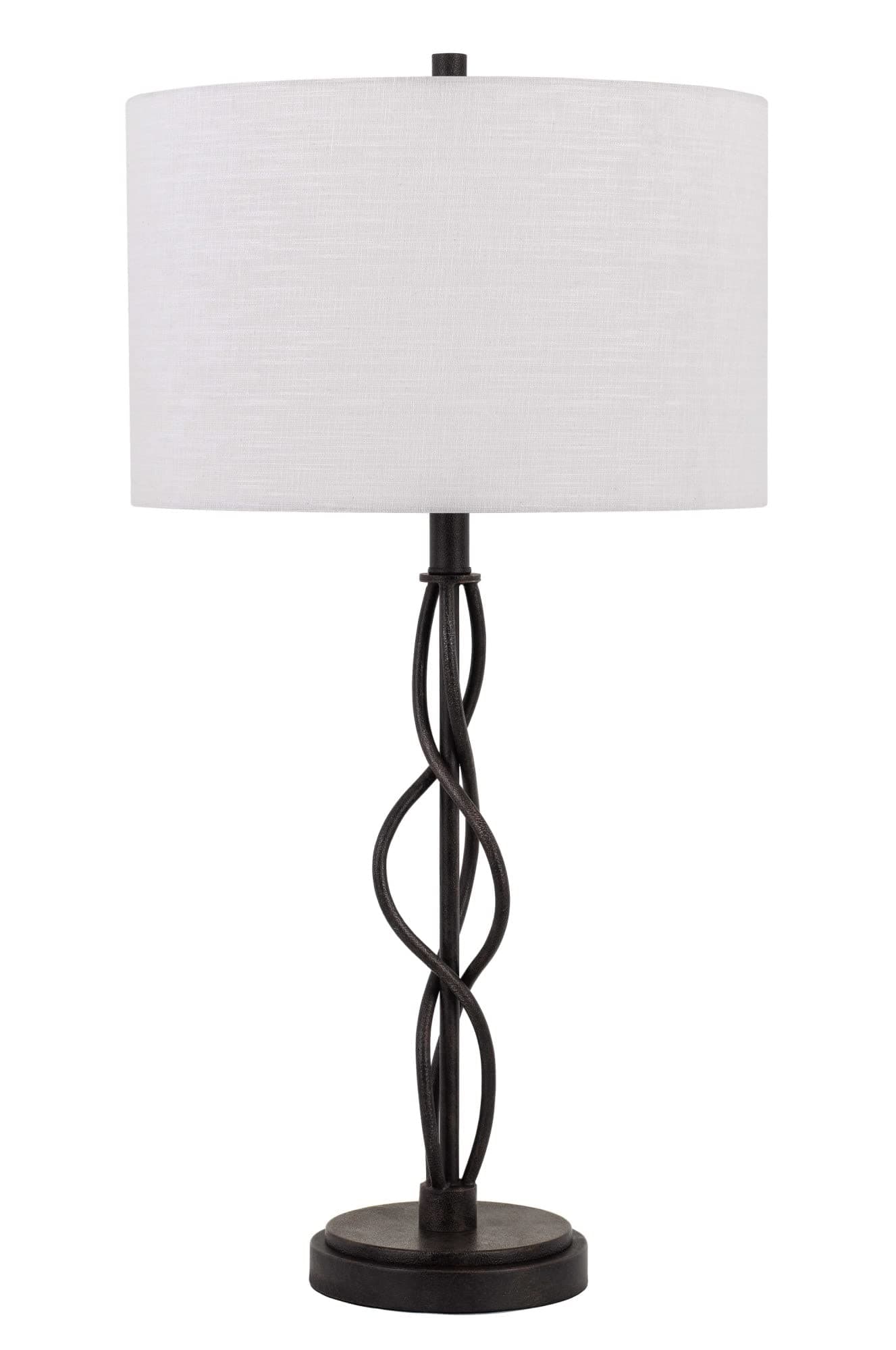 Cal Lighting BO-2857TB Transitional One Light Table Lamp from Antony Collection in Bronze/Dark Finish, 17.00 inches
