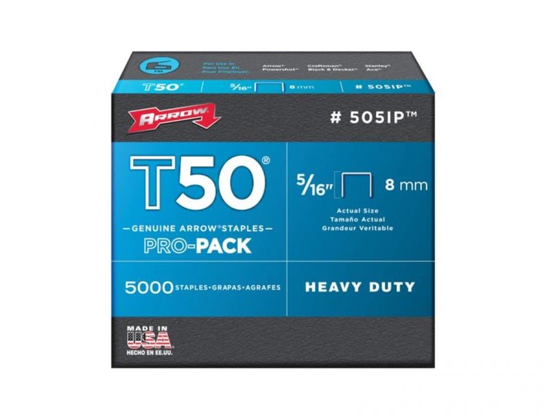 Arrow Fastener 50524 5/16" T50 Staples