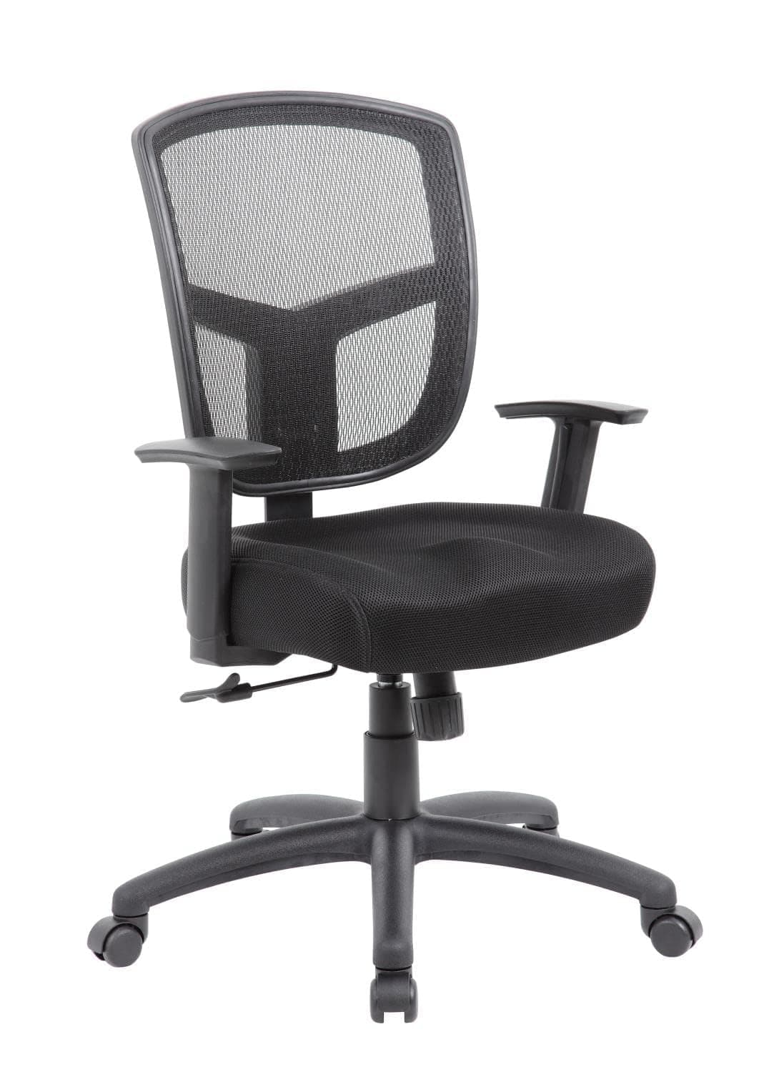 Boss Office Products (BOSXK Contract Task Chair with Synchro-Tilt Mechanism, Black, B6022