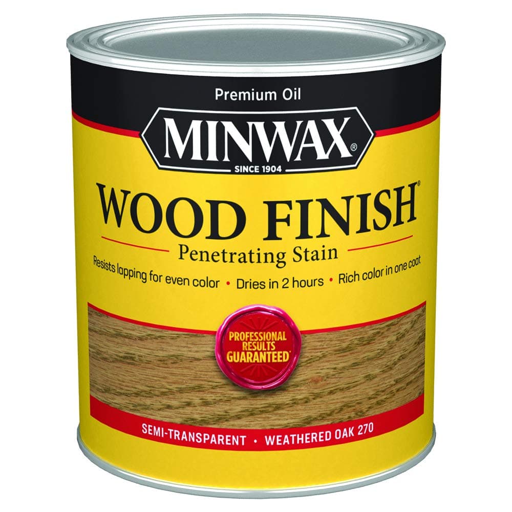 Minwax 700474444 Wood Finish, Weathered Oak, 1 Quart