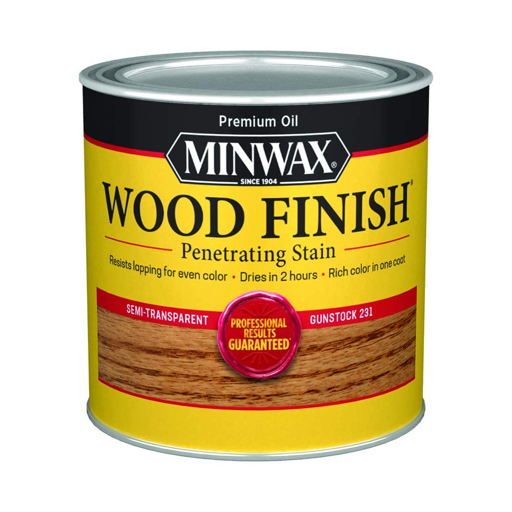 Minwax 223104444 Wood Finish, Gunstock, 1/2 Pint
