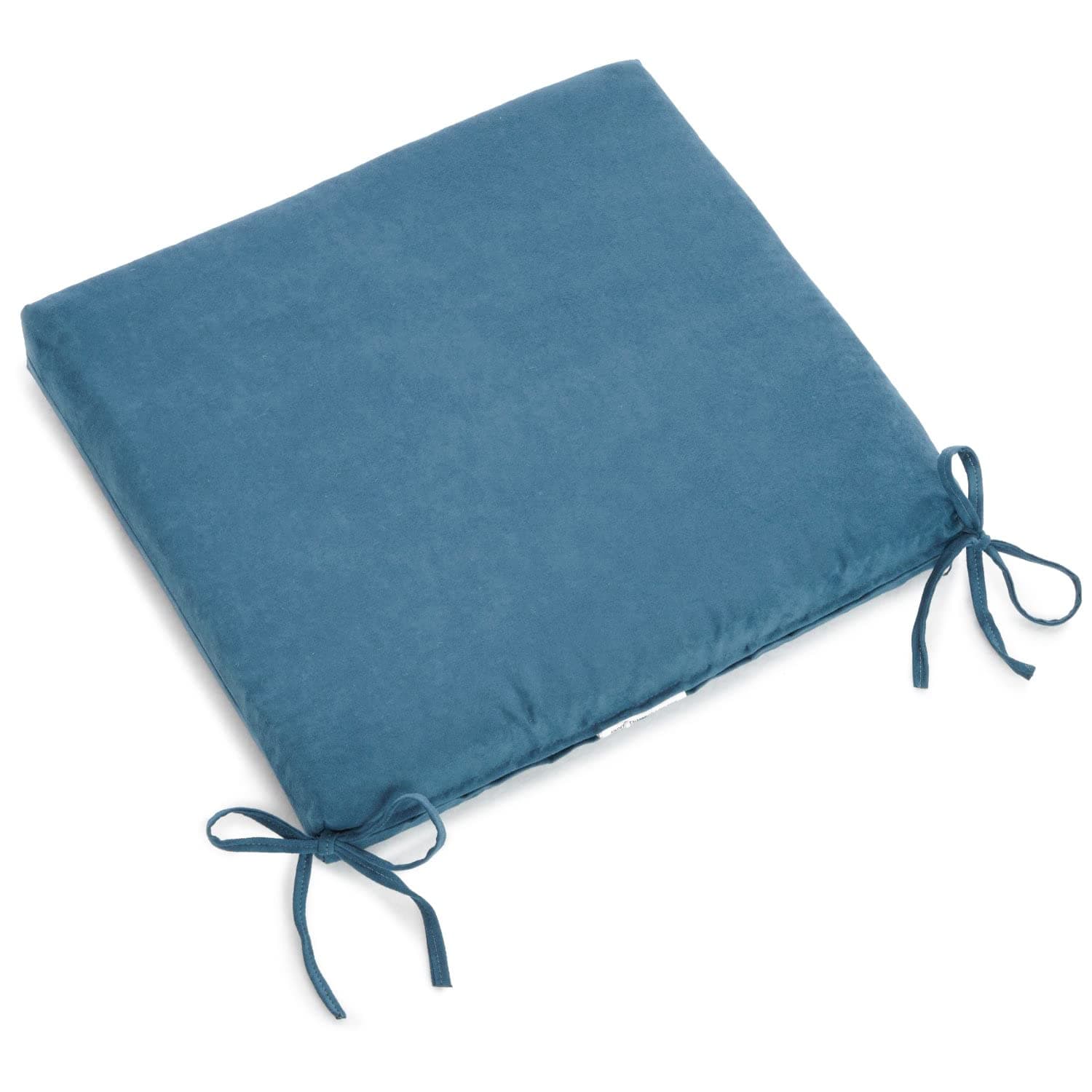 Blazing Needles 20 19-inch Microsuede Chair Cushion, 20" x 19", Teal